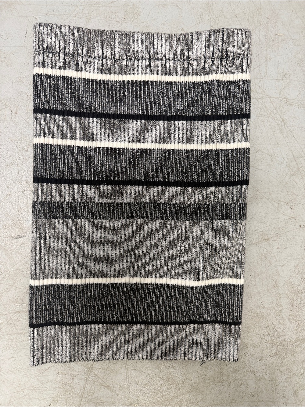 Striped Knit Skirt BRAND NEW - T byAlexander Wang - Size Small in Gray and Black